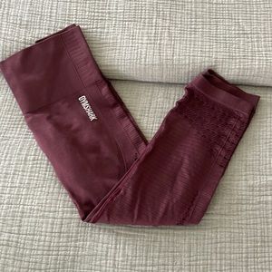 Gymshark cropped legging sz small